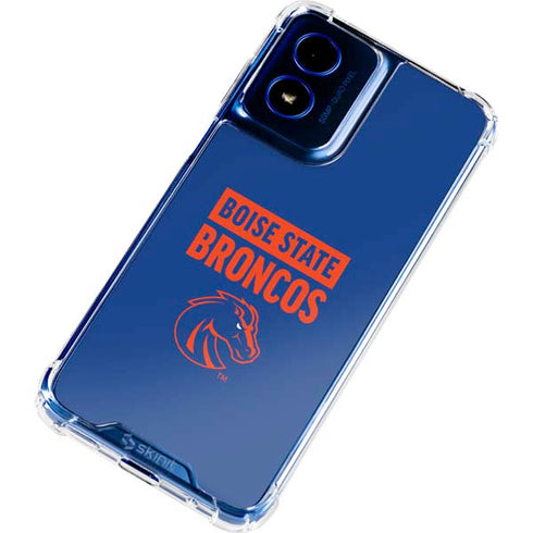 Boise State University Broncos Moto G 5G (2024) Clear Case